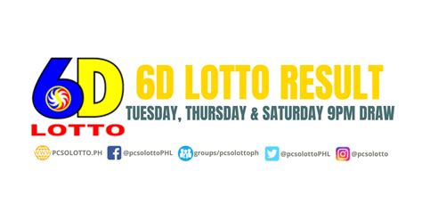6D Lotto Result Today, June 22, 2024 .